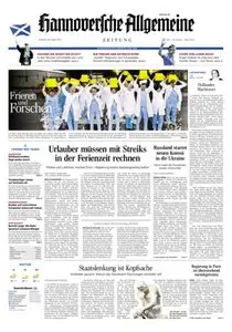 Hannoversche Allgemeine Zeitung - 26.08.2014