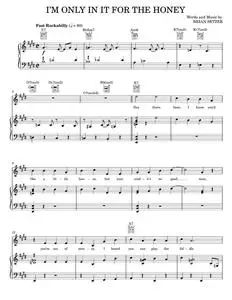 I'm Only In It For The Honey - Louis Prima, The Brian Setzer Orchestra (Piano-Vocal-Guitar)
