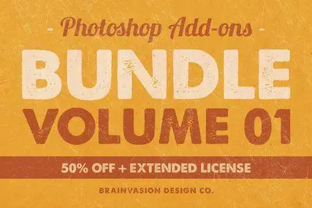 CreativeMarket - Photoshop Add-Ons Bundle Volume 01