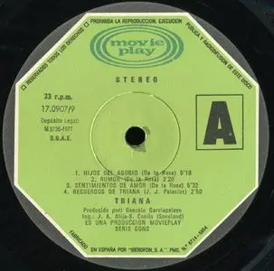 Triana - Hijos del agobio {Original SP} vinyl rip 24/96