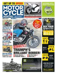 Motor Cycle Monthly – March 2017