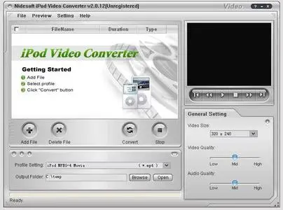 Nidesoft iPod Video Converter v2.0.56