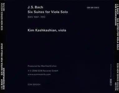 Kim Kashkashian - Johann Sebastian Bach: Six Suites for Viola Solo BWV 1007-1012 (2018)