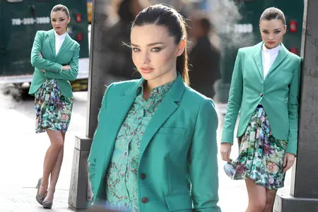 Miranda Kerr- Photoshoot for David Jones in New York November 21, 2011