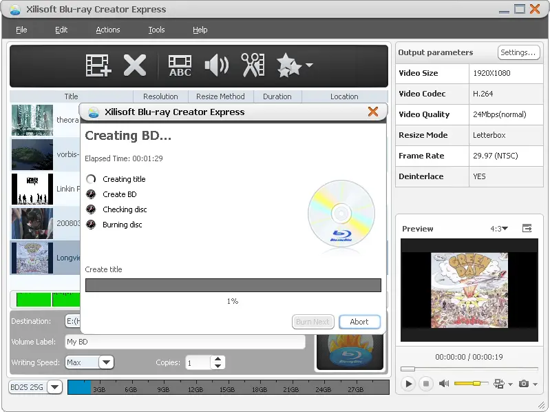 Xilisoft Blu-ray Creator Express 1.0.2 build 0317