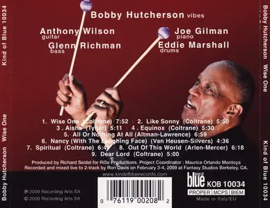 Bobby Hutcherson - Wise One (2009) {Kind Of Blue KOB 10034} / AvaxHome