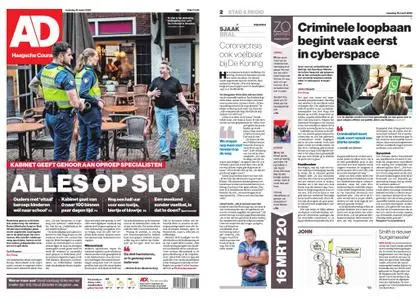 Algemeen Dagblad - Zoetermeer – 16 maart 2020