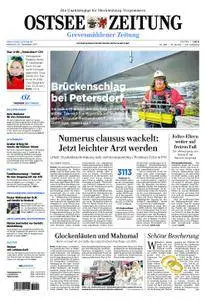 Ostsee Zeitung Grevesmühlener Zeitung - 20. Dezember 2017