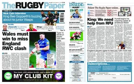 The Rugby Paper – September 13, 2020