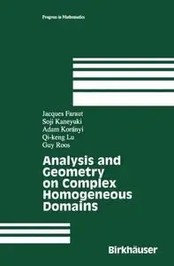 Analysis and Geometry on Complex Homogeneous Domains