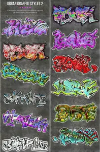 GraphicRiver - Urban Graffiti Text Effects 2