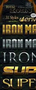 GraphicRiver 31 Total Iron Text Effects
