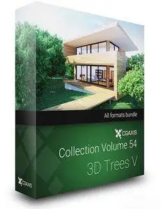 CGAxis Models Volume 54 – Realistic Trees 3D Models