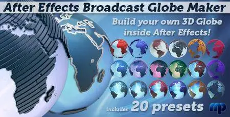 Broadcast Globe Maker - Project for After Effects (VideoHive)