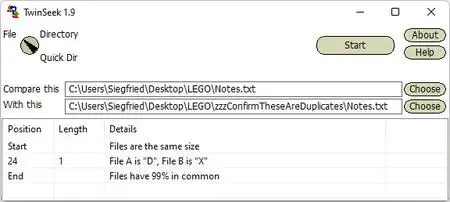 ACAPsoft TwinSeek 1.9