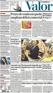Jornal Valor Econômico em PDF, Quinta, 25 de Abril de 2013