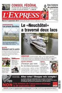 L' EXPRESS 21 SEPTEMBRE 2010