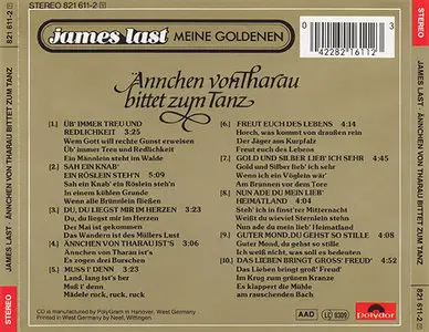 James Last - Aennchen von Tharau bittet zum Tanz (1966, 1980's reissue, Polydor # 821 611-2)