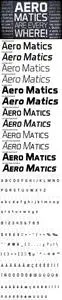 Aero Matics Font [12-Weights]