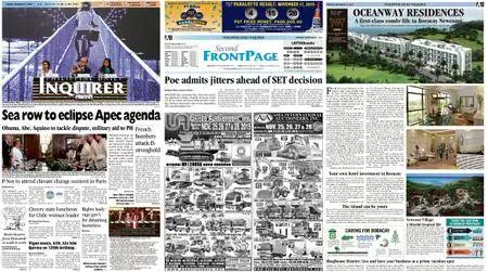 Philippine Daily Inquirer – November 17, 2015