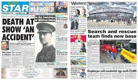 Shropshire Star Shrewsbury Edition – January 13, 2018