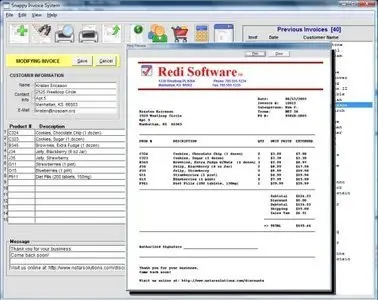 NorthStar Solutions Snappy Invoice System 6.7.0