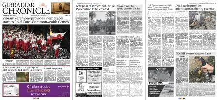 Gibraltar Chronicle – 05 April 2018