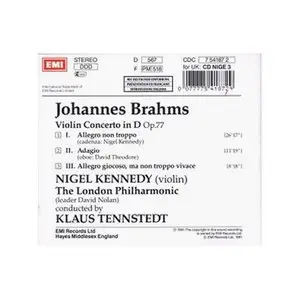 Brahms Violin Concerto - Nigel Kennedy - London Philharmonic Orchestra