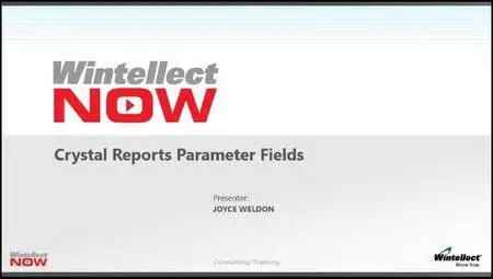 Crystal Reports: Parameter Fields