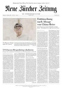 Neue Zurcher Zeitung International - 27 Oktober 2025