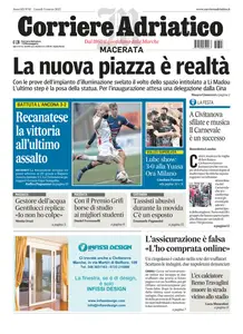 Corriere Adriatico Macerata - 3 Marzo 2025