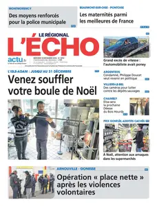 L'Echo Le Régional - 18 Décembre 2024