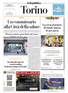 la Repubblica Torino - 24 Dicembre 2024