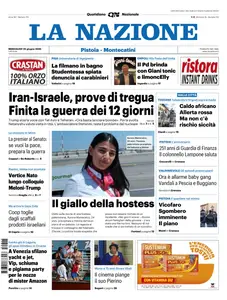 La Nazione Pistoia Montecatini - 25 Giugno 2025