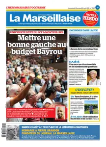 La Marseillaise Hebdo Occitanie - 22 Août 2025