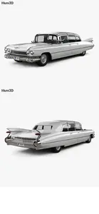 Cadillac Fleetwood 75 sedan 1959 - 3D model