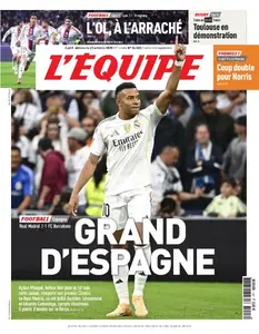 L’equipe du Lundi 27 Octobre 2025