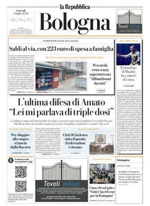 la Repubblica Bologna - 4 Luglio 2024