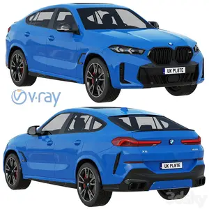 3dsky - BMW X6 M60i 2023 - 3D Model