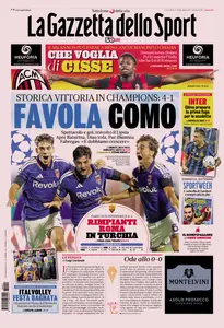 La Gazzetta dello Sport - 11 Settembre 2026