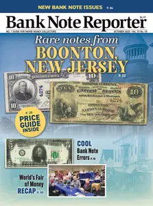 Bank Note Reporter - October 1, 2025