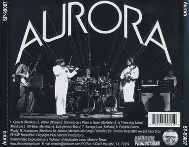Aurora - Aurora (1977) [1999, Shroom, SP-99007]