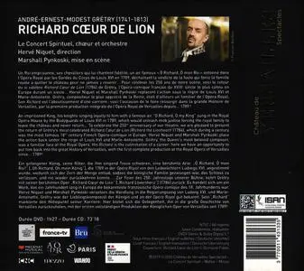 Hervé Niquet, Le Concert Spirituel - André-Ernest-Modeste Grétry: Richard Cœur de Lion (2020)