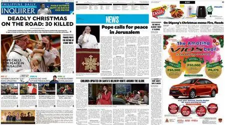 Philippine Daily Inquirer – December 26, 2017