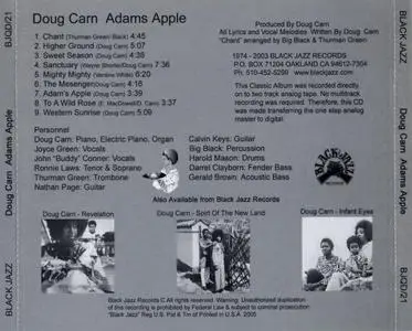Doug Carn - Adam's Apple (1974) {Black Jazz Records}