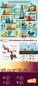 Vectors - Oil Industry Infographics 5