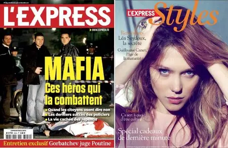 L'Express N° 3154  du & Supplément Styles du 14 au 20 Décembre 2011