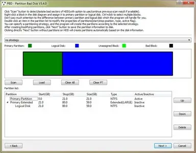 Partition Bad Disk 3.4.0