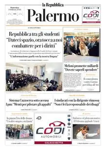 la Repubblica Palermo - 4 Febbraio 2024