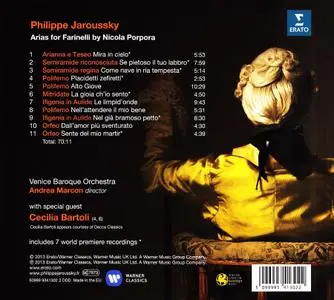 Philippe Jaroussky, Andrea Marcon, Venice Baroque Orchestra - Nicola Porpora: Arias for Farinelli (2013)